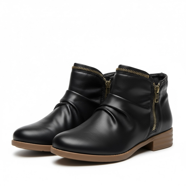 Lisa | Brown Block Boots — view 7