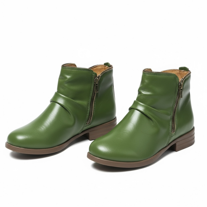 Lisa | Brown Block Boots — view 8