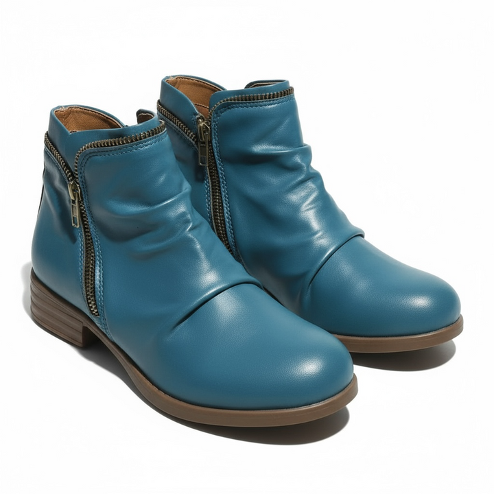Lisa | Brown Block Boots — view 12