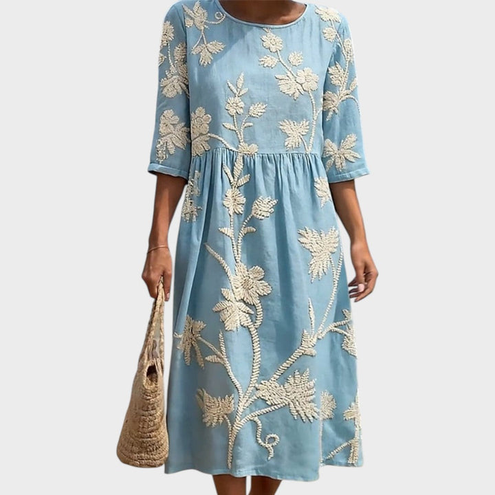 Marley | Casual women's dress with floral print