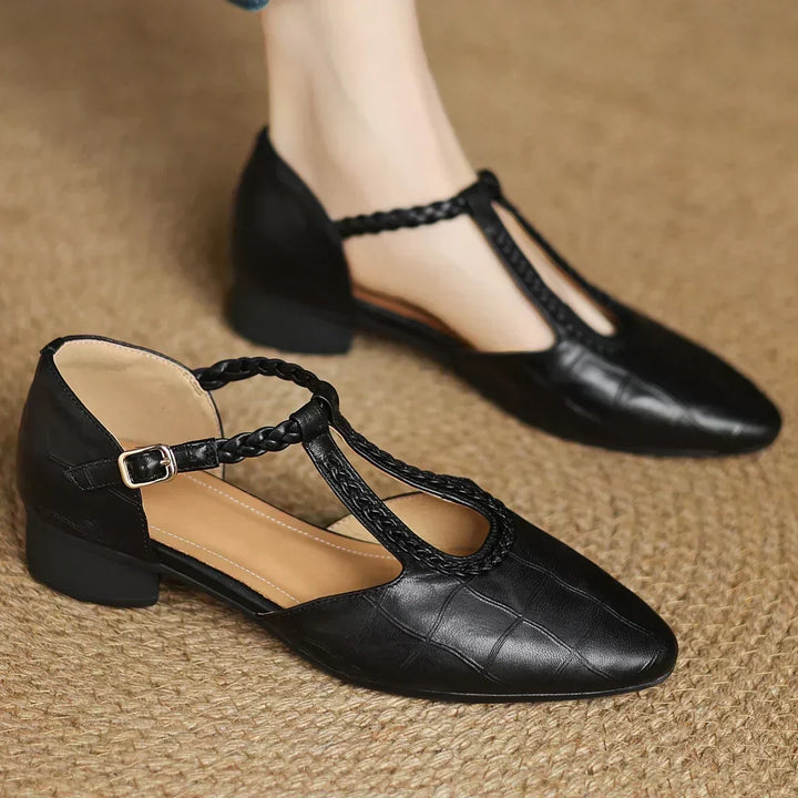 Vivienne | Brown Mary Janes — view 6