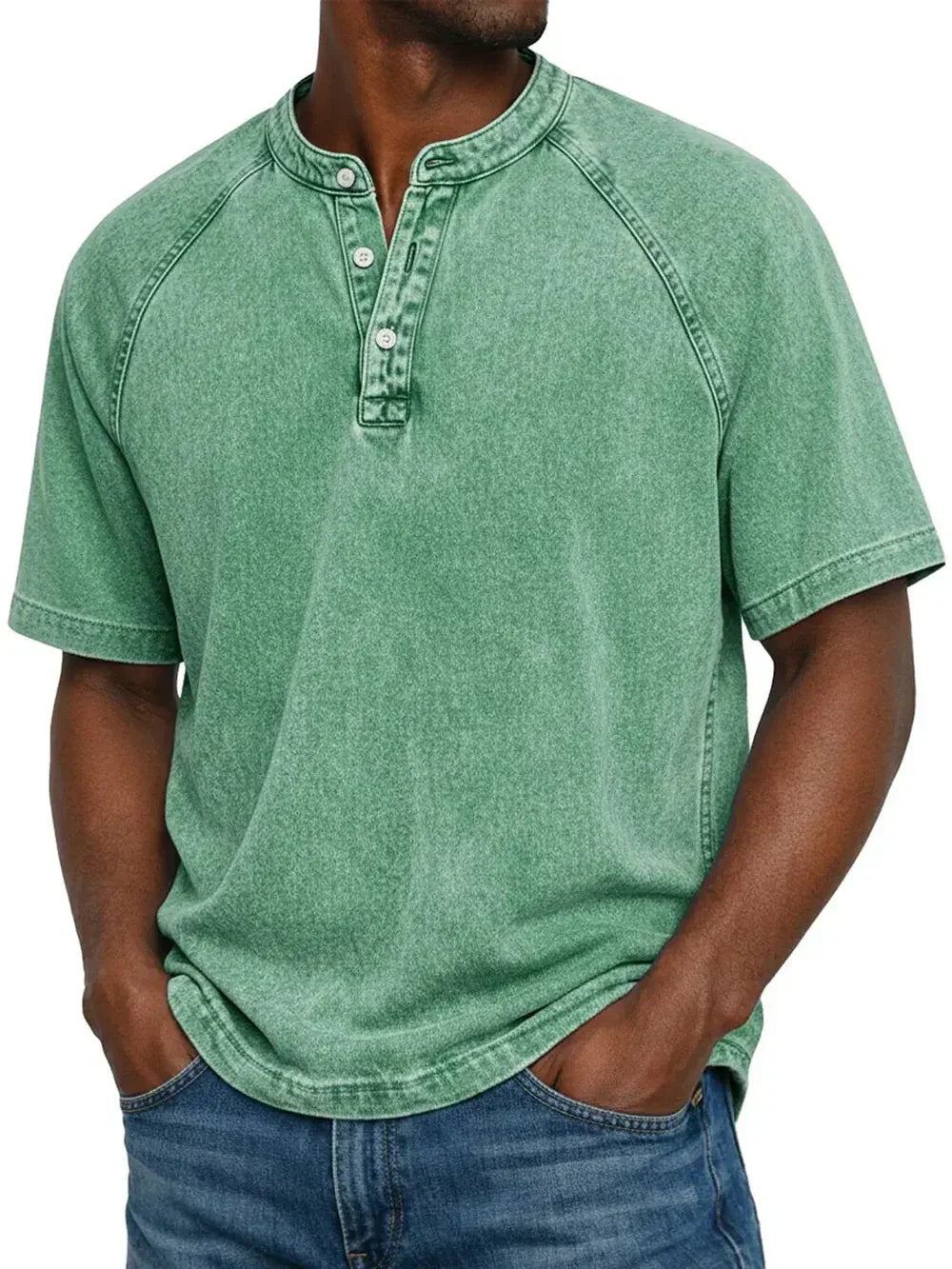 Hugo | Vintage Button T-Shirt for Men