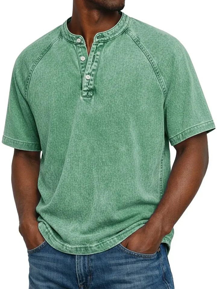 Hugo | Vintage Button T-Shirt for Men
