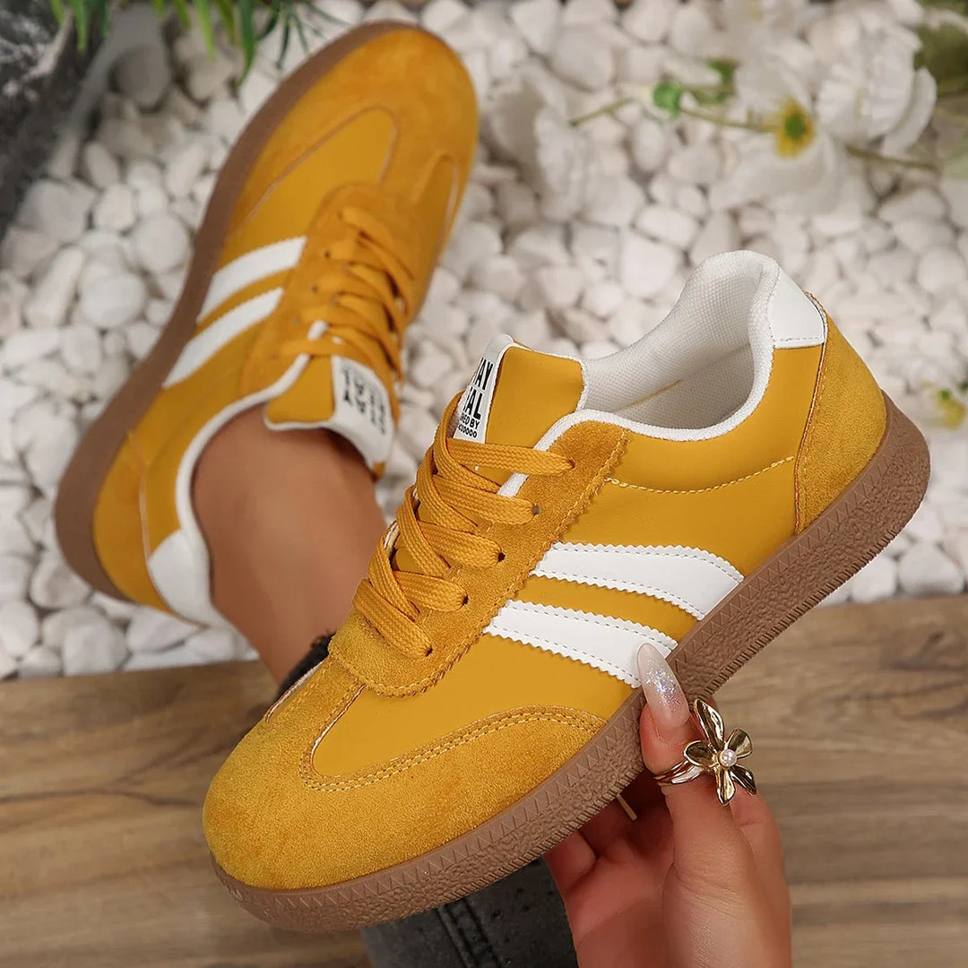 Amabel | Yellow Cushioned Sneakers