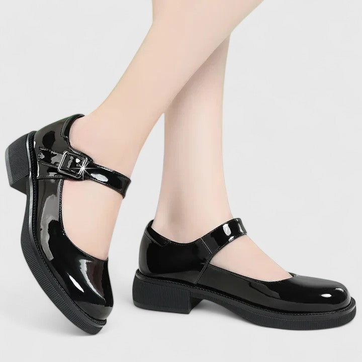 Livietta | Tan Cushioned Comfort Shoes — view 4