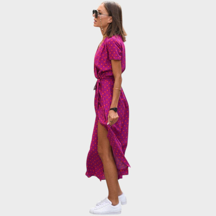 Amelie | Crossed Midi Dress