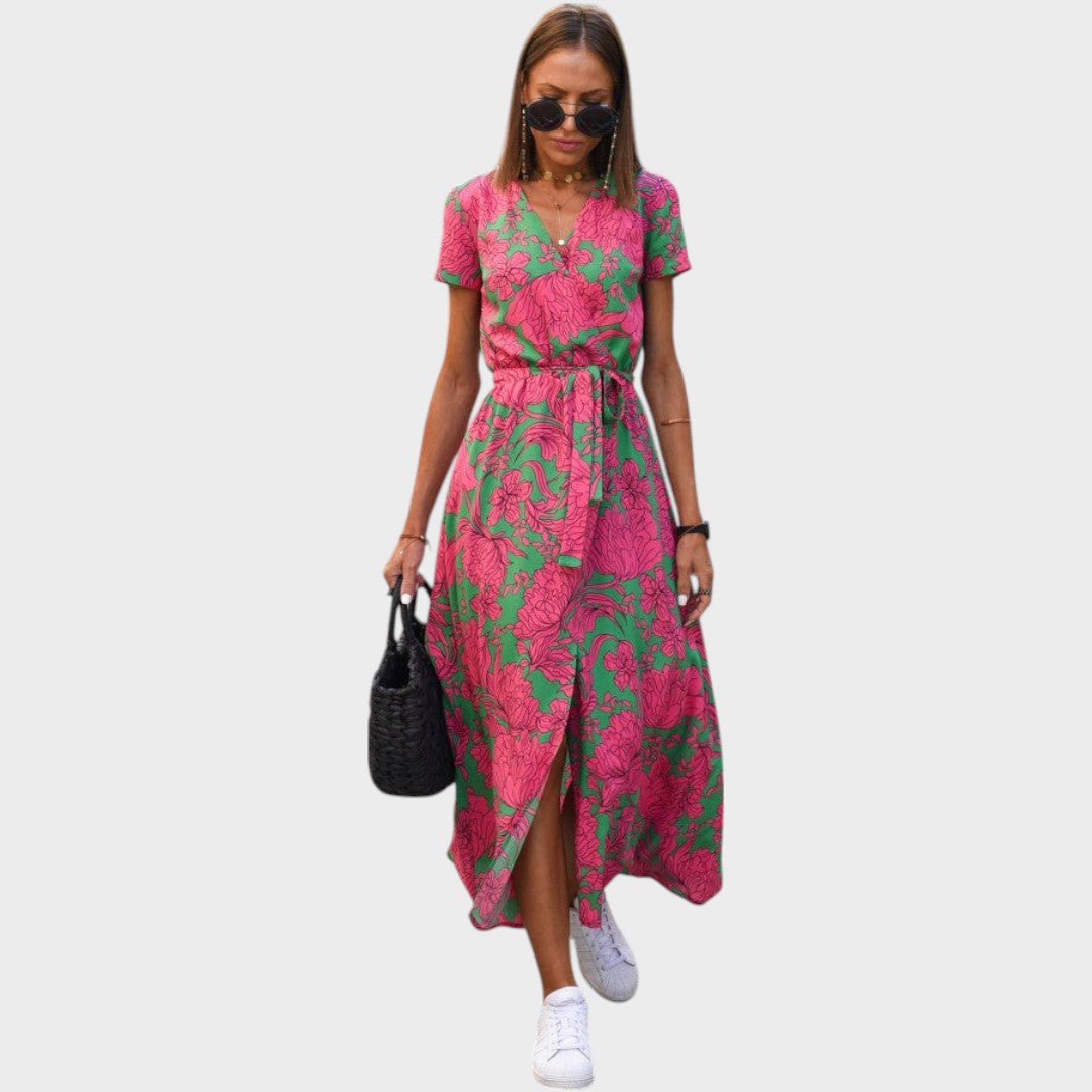 Amelie | Crossed Midi Dress