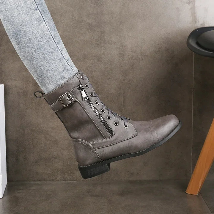 Brandy | Black Cushioned Boots — view 3