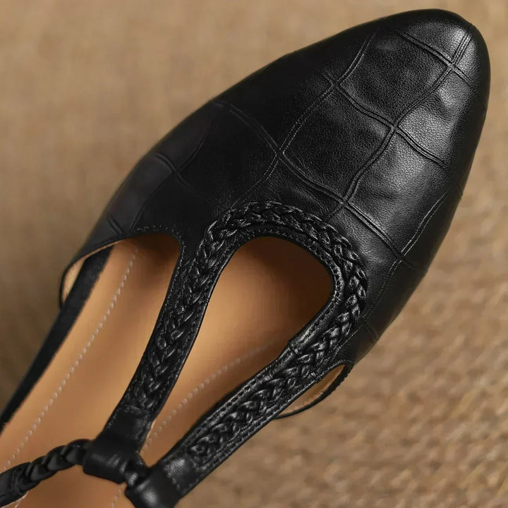 Vivienne | Brown Mary Janes — view 8