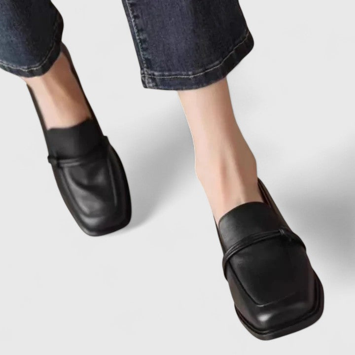 Dixie | Black Comfort Loafers — view 3