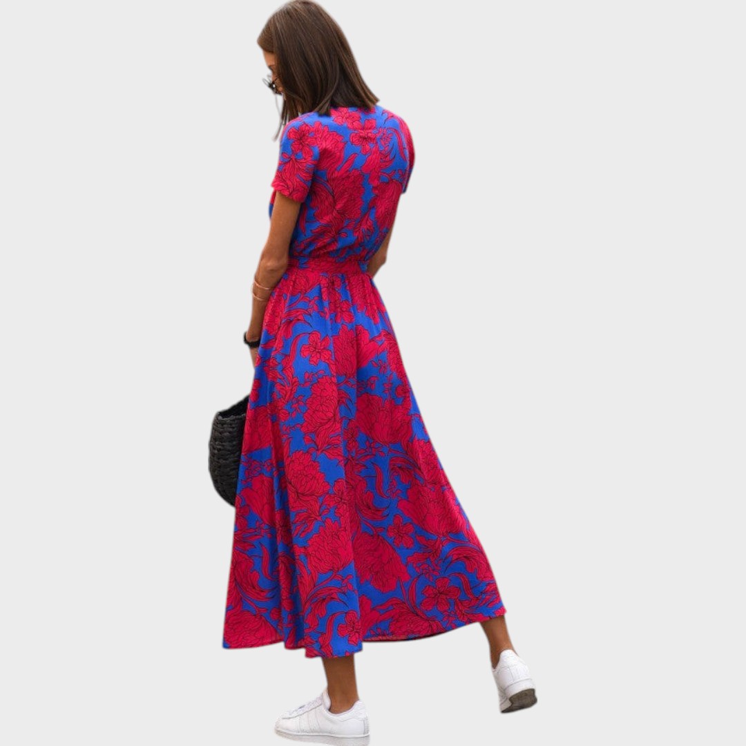 Amelie | Crossed Midi Dress