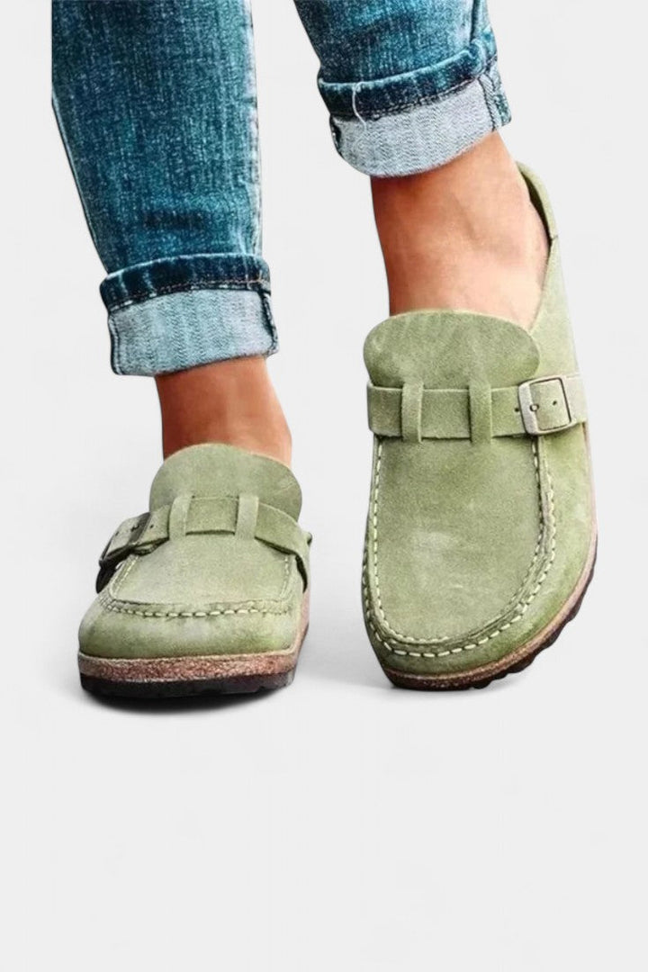 Elora | Classic Suede Clogs
