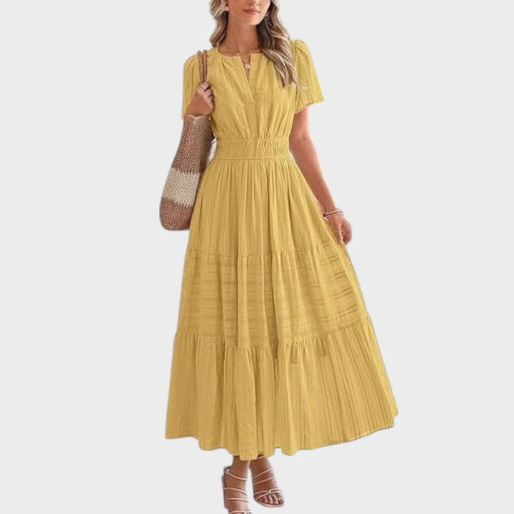Zaza | Long Dress with Elastic Waist