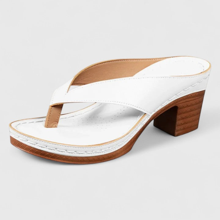 Jazrielle | Black Platform Comfort Heels — view 5