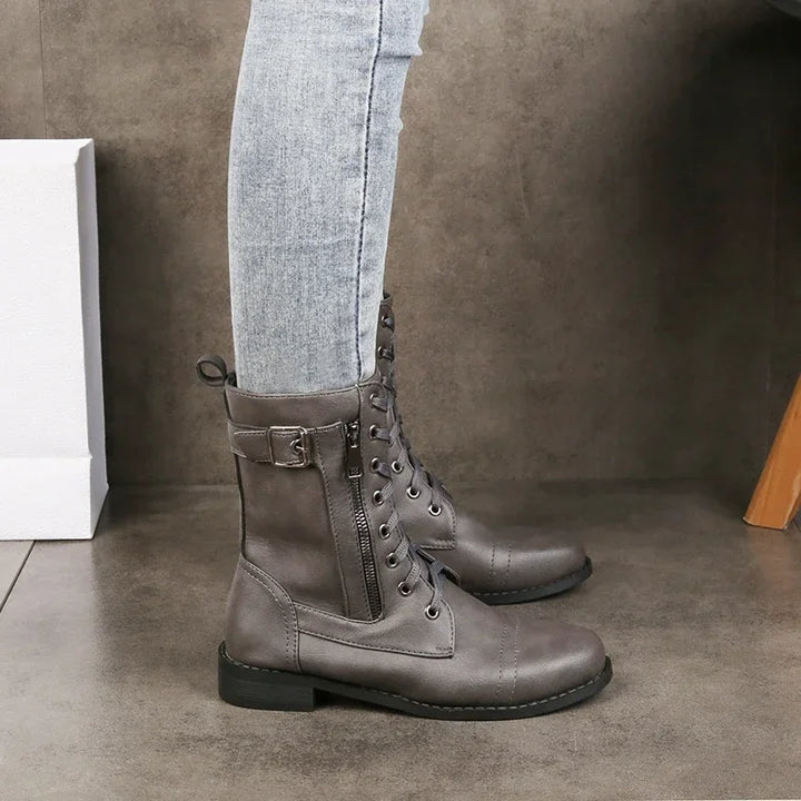 Brandy | Black Cushioned Boots — view 6