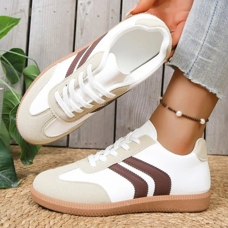 Perpetua | White Cushioned Sneakers