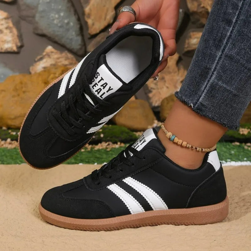 Josette | Black Cushioned Sneakers