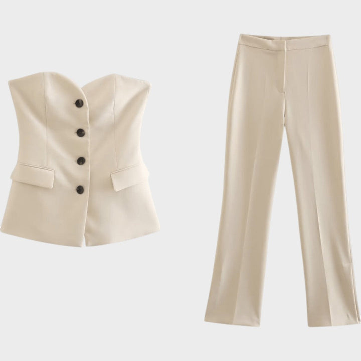 Filipa | Stylish top and pants set