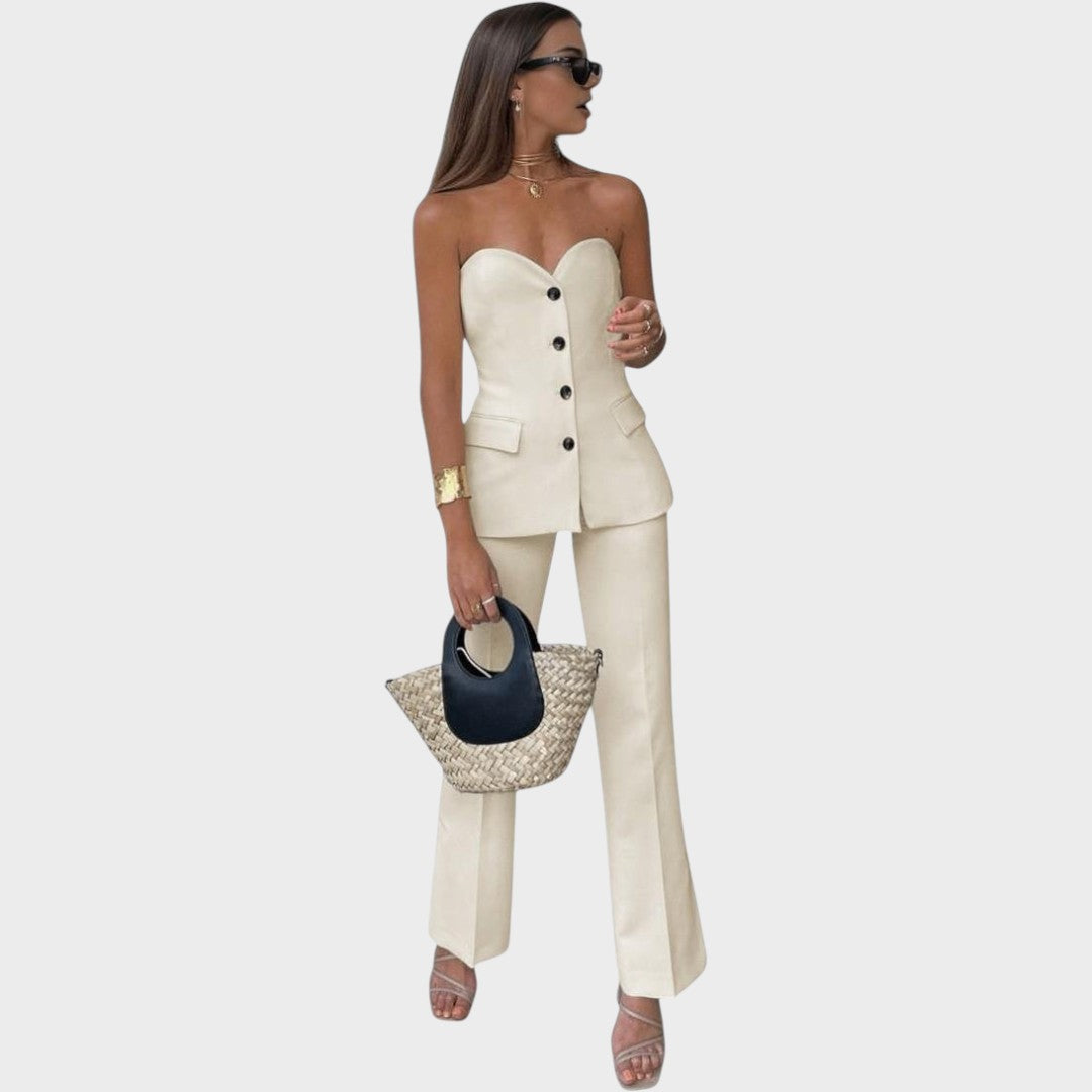 Filipa | Stylish top and pants set