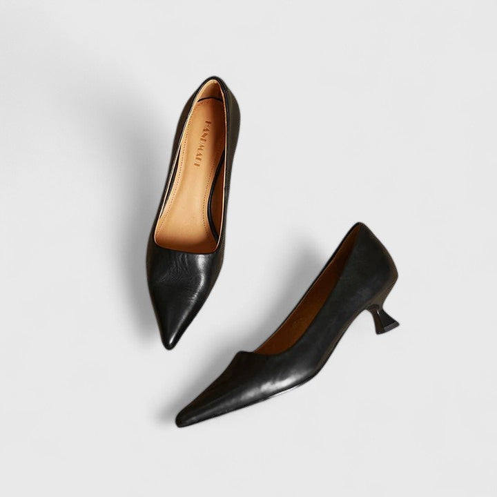 Zhaylisse | Camel Comfort Ankle Heels — view 5
