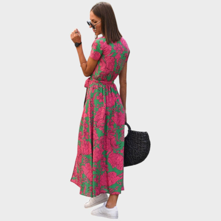 Amelie | Crossed Midi Dress