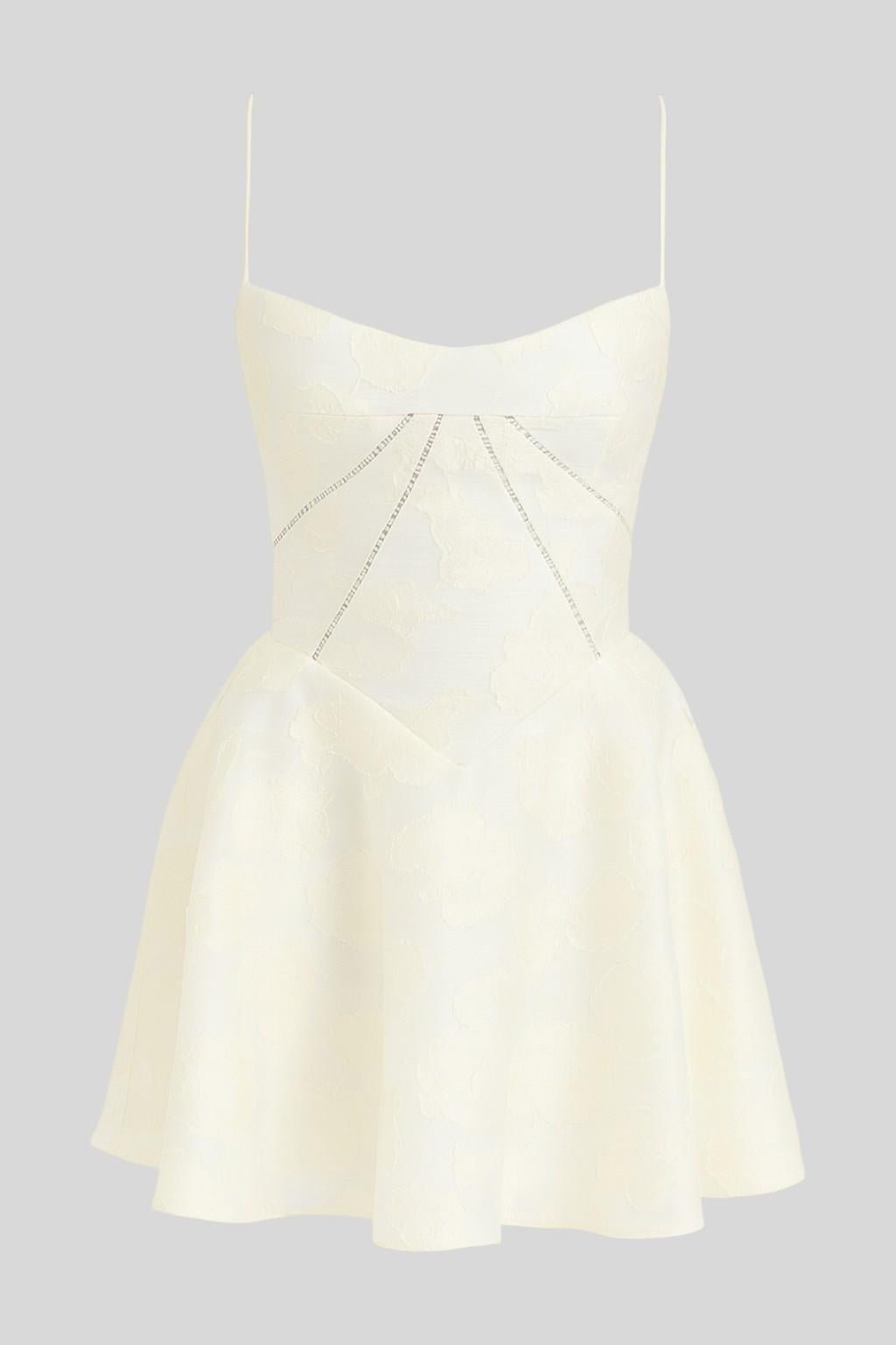 Selena | White Mini Dress — view 3