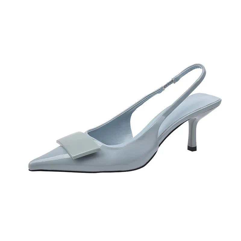 Hannah | Office Slingback Kitten Heels — view 4