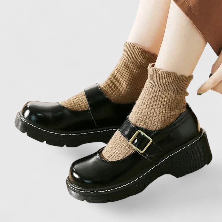 Bridgit | Camel Block Shoes — view 6