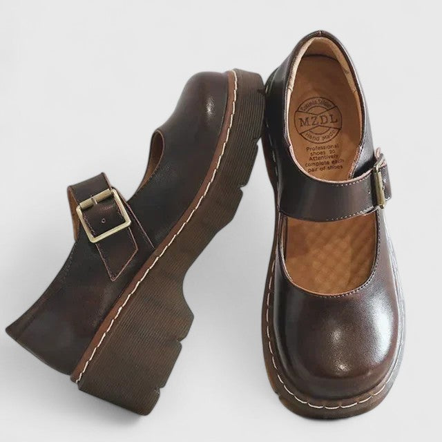 Bridgit | Camel Block Shoes — view 7