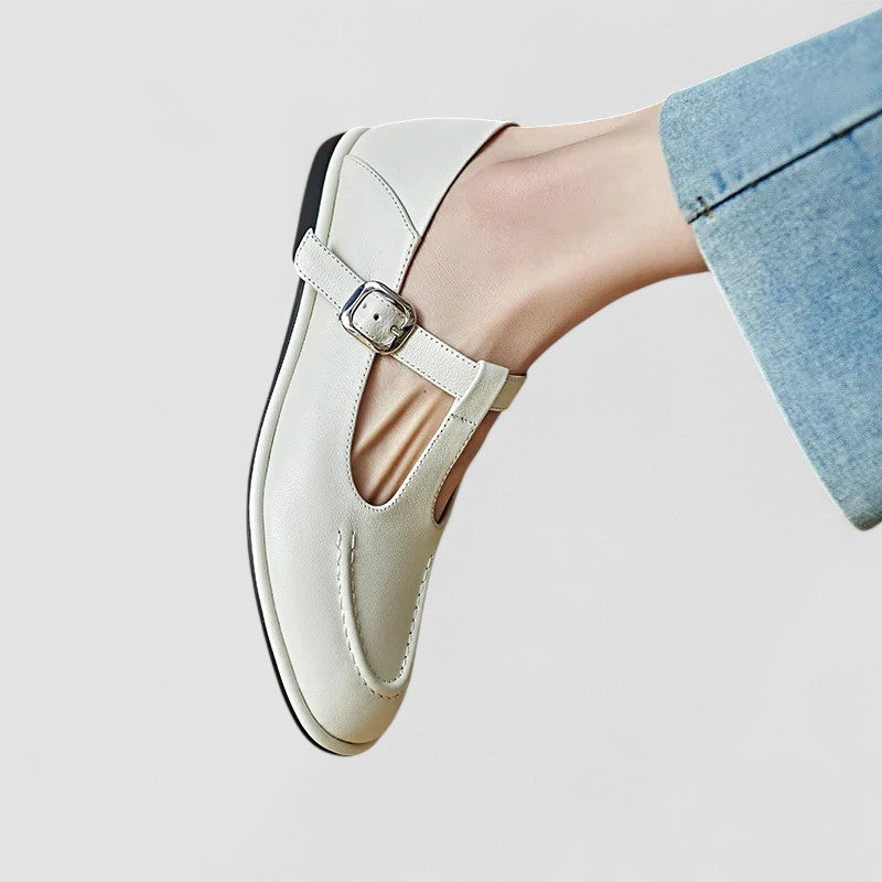 Ariyzzah | Black Mary Jane Low Heel Mary Janes — view 5