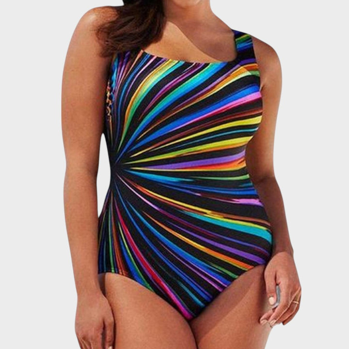 Rita | Striped Swimsuit
