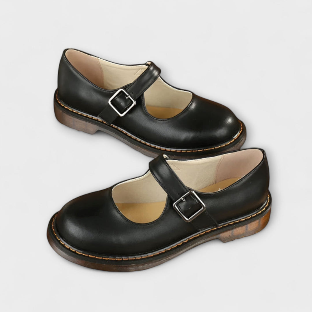 Jazhyrah | Brown Mary Jane Mary Janes — view 4