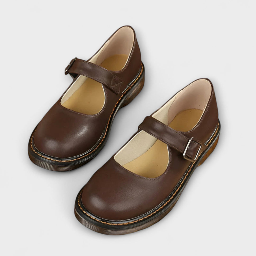 Jazhyrah | Brown Mary Jane Mary Janes