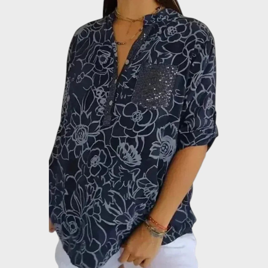 Lori | Floral Print T-Shirt