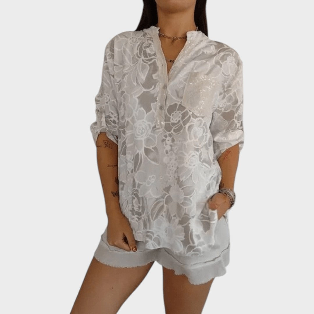Lori | Floral Print T-Shirt