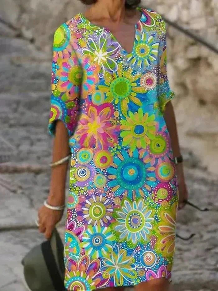 Anouk | Vibrant Floral Maxi Dress