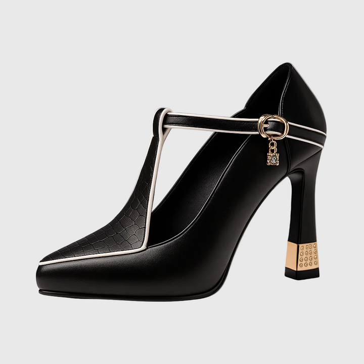 Zoey | Beige Soft Comfort Heels