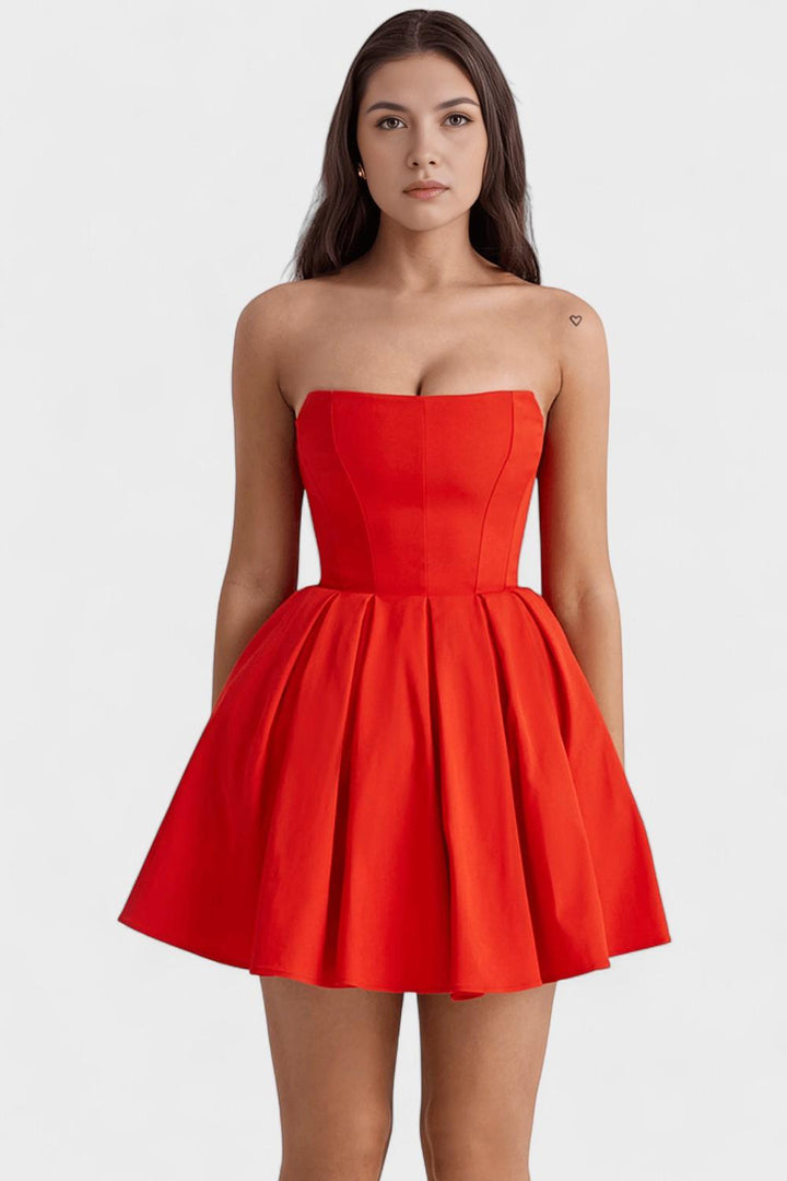 Venla | Red Mini Dress