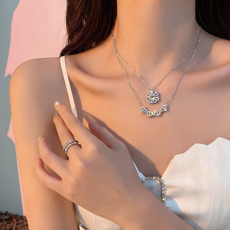Four | Leaf Clover Necklace — view 2
