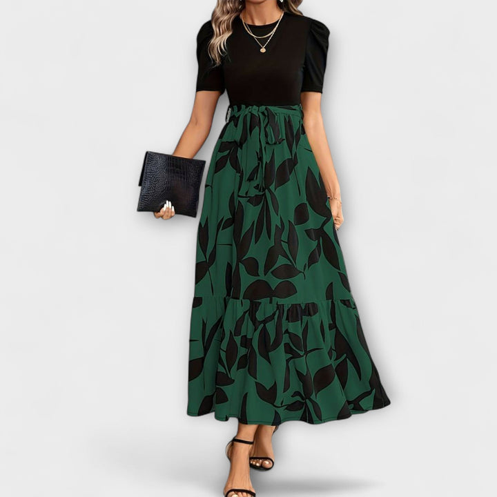 Luna | Summer Dresses with Floral Patterns and Round Neckline