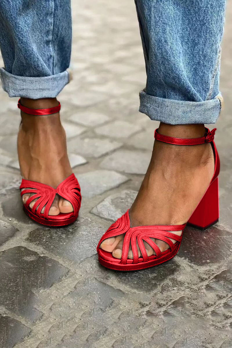 Valentina | Bicolored All Day Comfort Heels