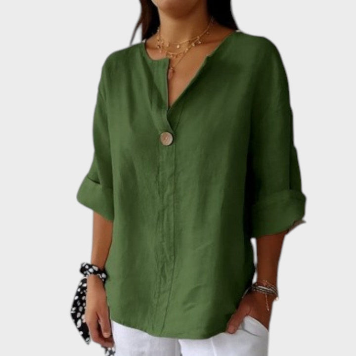 Zamma | Blouse with V-Neck