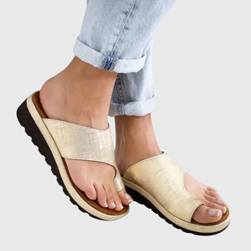 Lizzie | Black Low Wedge Comfort Sandals — view 8