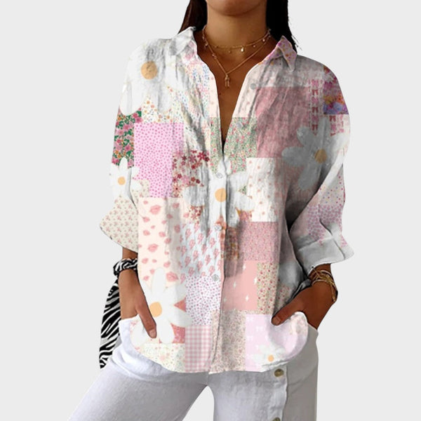Judith | Pastel Printed Blouse