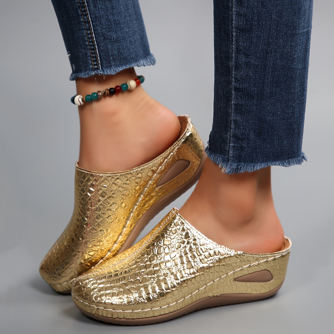Selina | Platform Buckle Heels