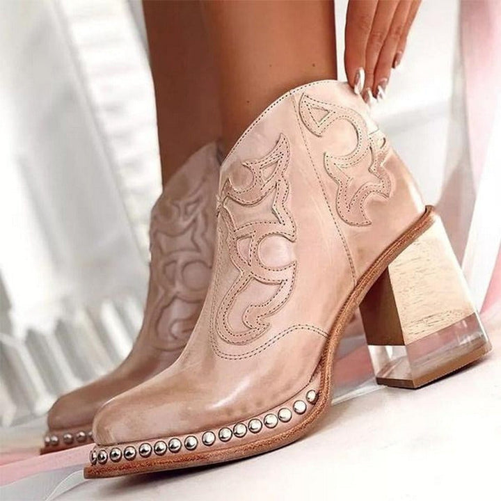 Bella | White Platform Comfort Boots