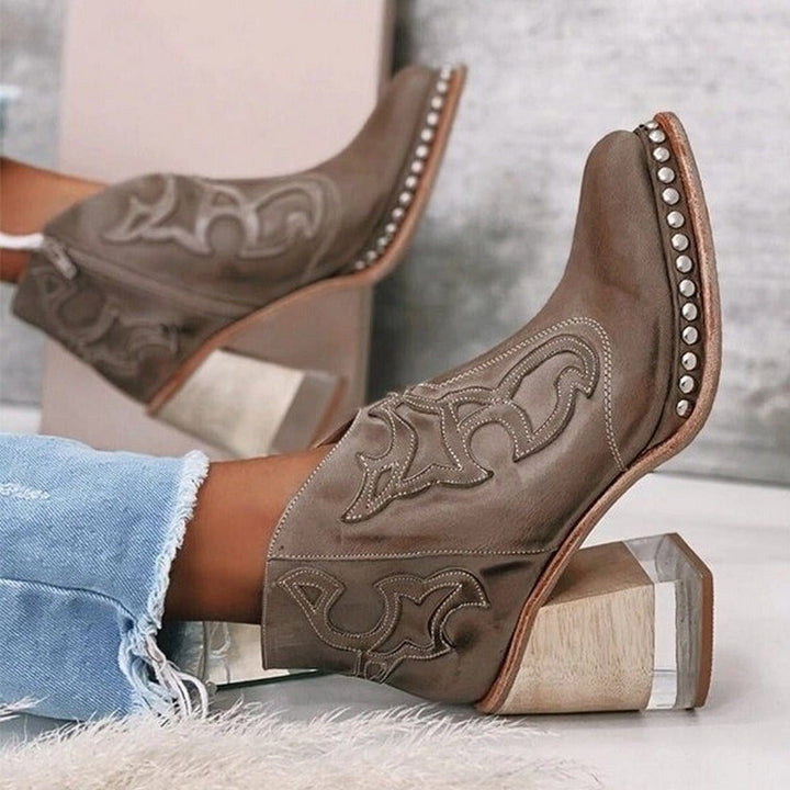 Bella | White Platform Comfort Boots — view 3