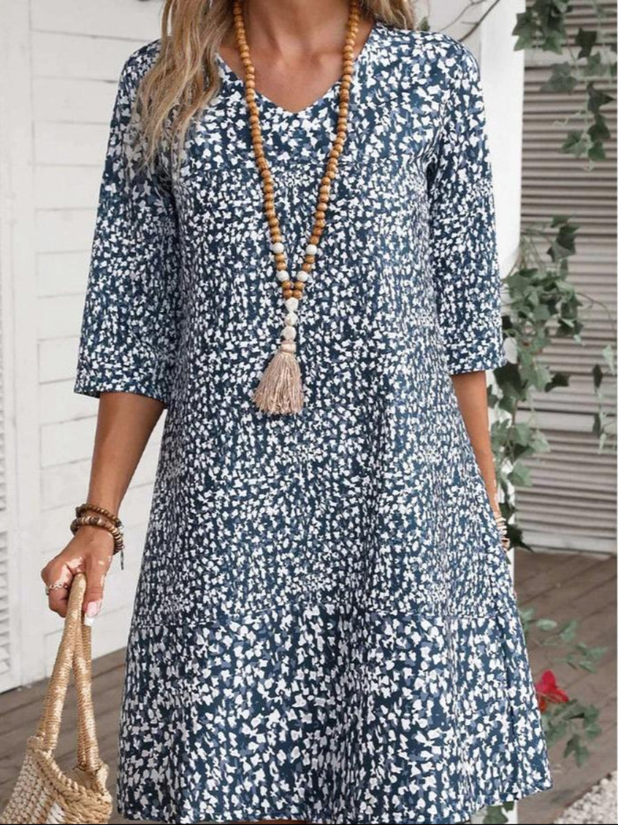 Annabelle | Boho Bloom Mini Dress — view 2