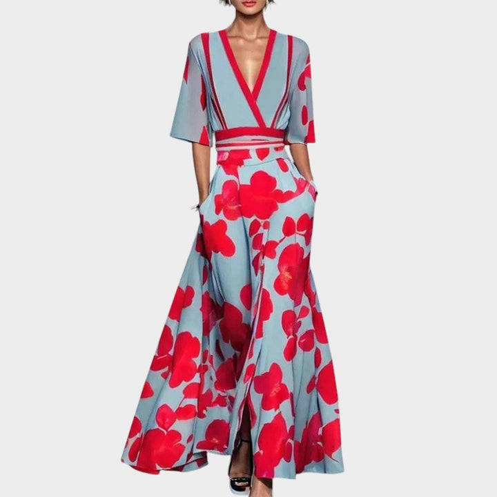 Emmily | V-Neck Floral Dress