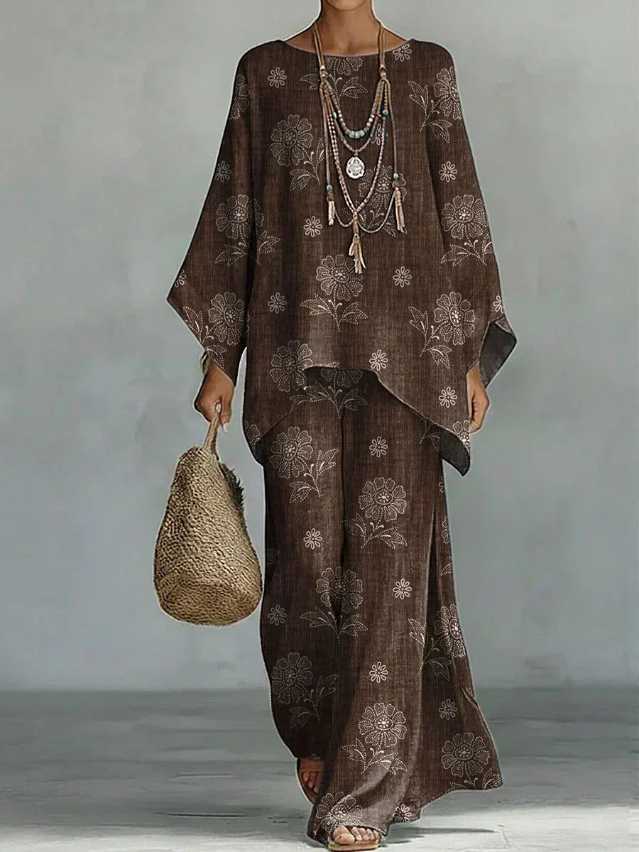 Juliette Set | Navy Striped Comfort Set
